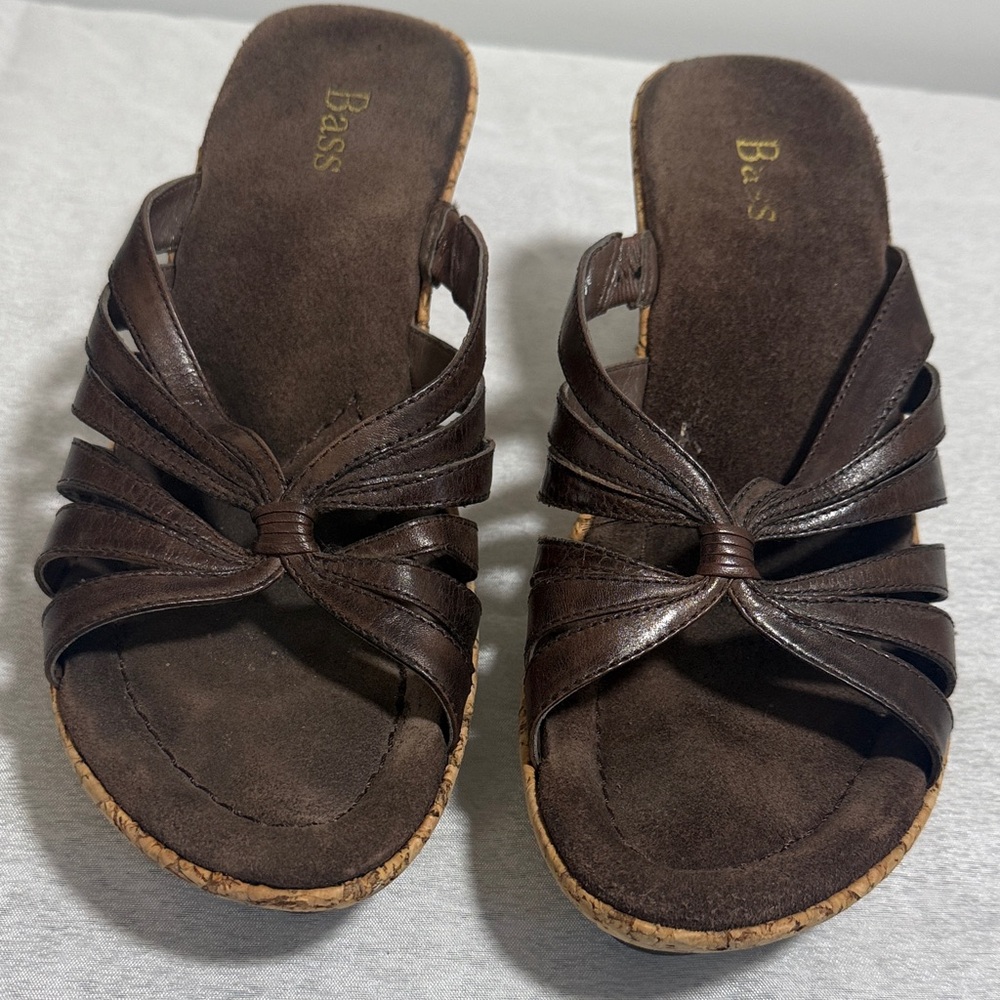 Bass Women's Dark Brown Mules